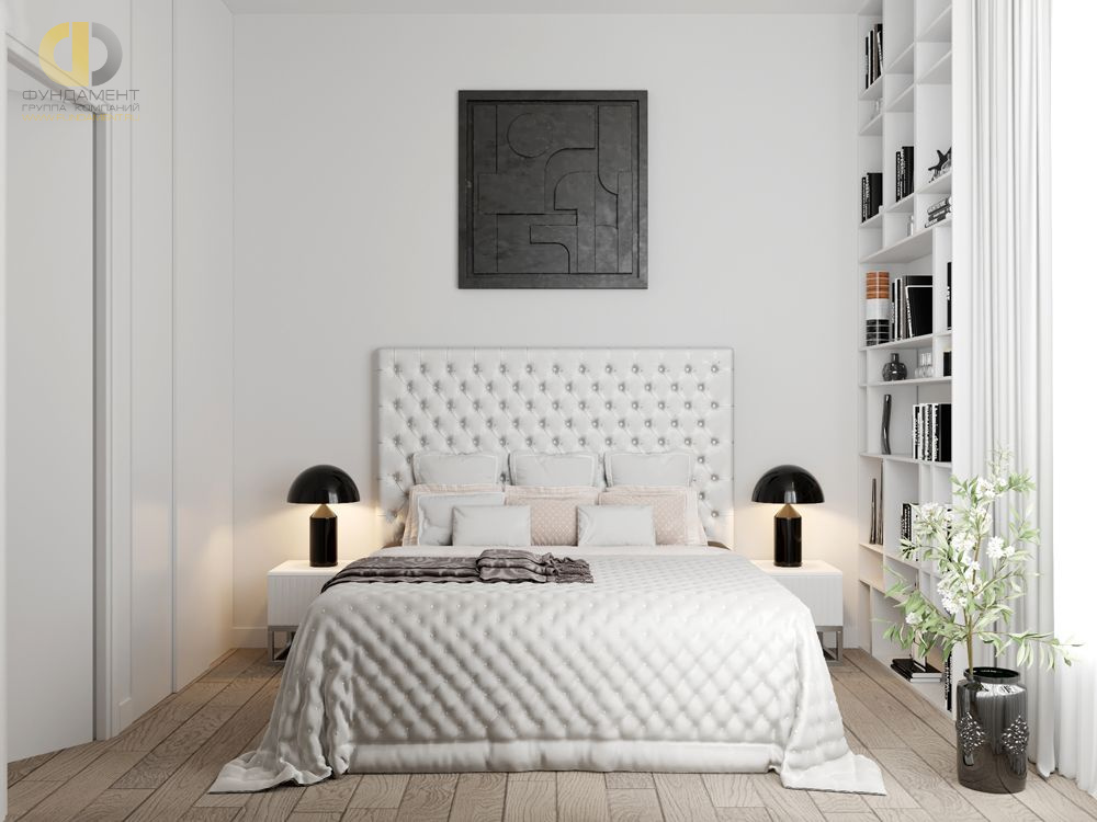 Дизайн спальни в стиле cовременном – фото 478