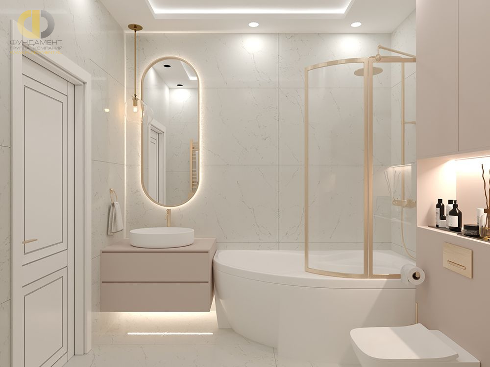 Дизайн ванной в стиле cовременном – фото 402