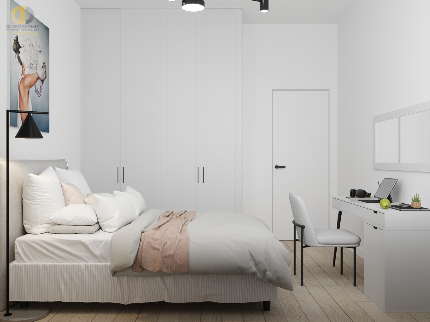 Дизайн спальни в стиле cовременном – фото 172