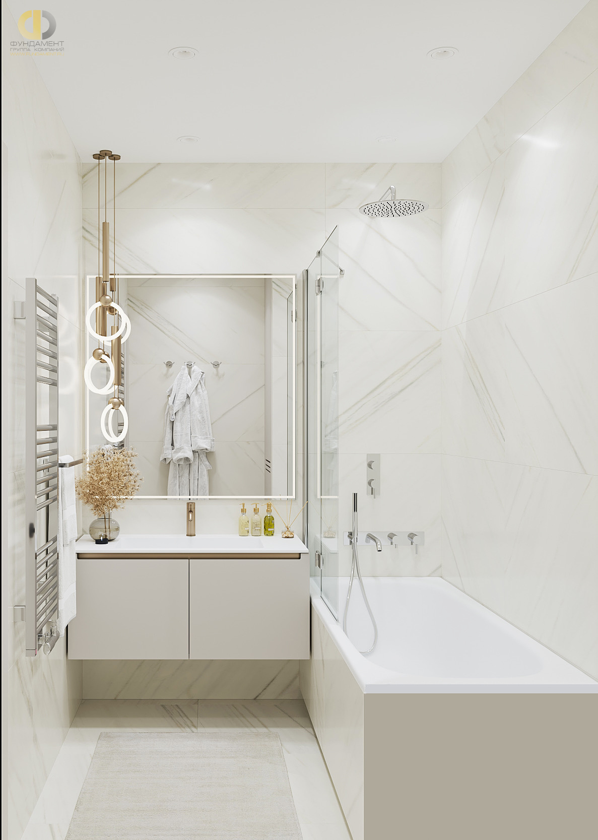Дизайн ванной в стиле cовременном – фото 205