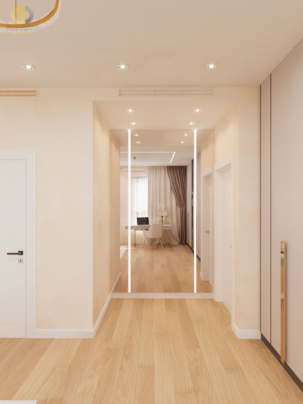 Дизайн коридора в стиле cовременном – фото 272