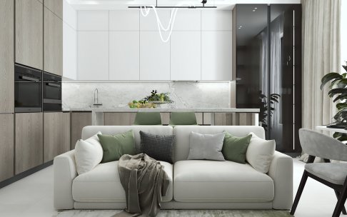Дизайн интерьера квартиры в Жилой квартал Sydney City, 63 кв.м.