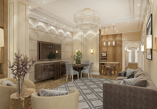 Дизайн квартиры г. Москва, ул. Ефремова, д. 10, корпус 4-5, ЖК "Садовые Кварталы", 167 кв.м. Дизайн квартиры г. Москва, ул. Ефремова, д. 10, корпус 4-5, ЖК "Садовые Кварталы", 167 кв.м.
