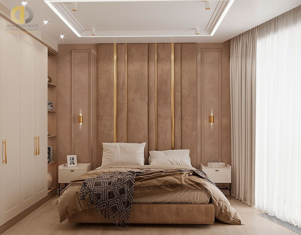 Дизайн спальни в стиле неоклассическом – фото 398