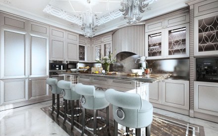 Дизайн интерьера квартиры 276 кв. м в Москве