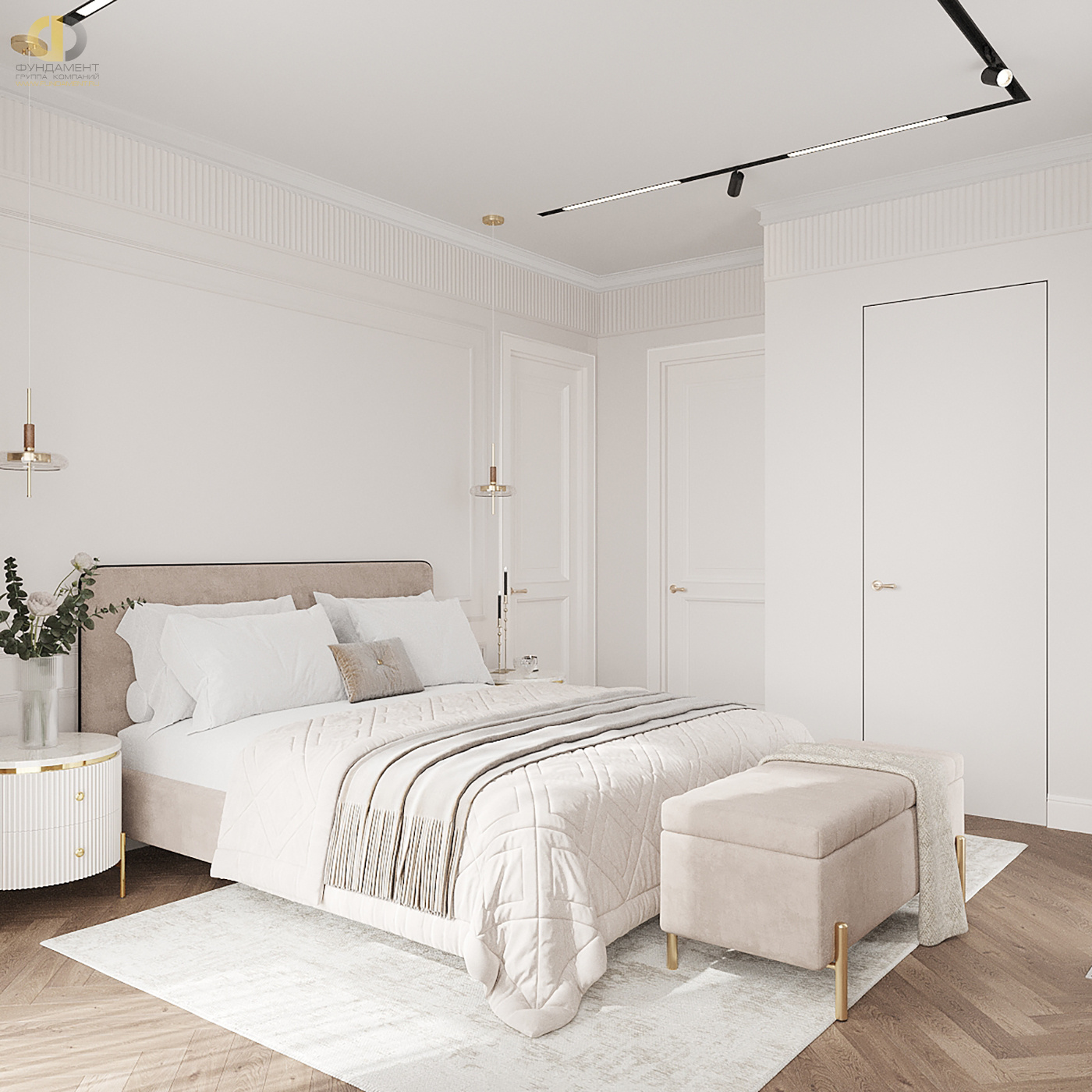 Дизайн спальни в стиле cовременном – фото 76