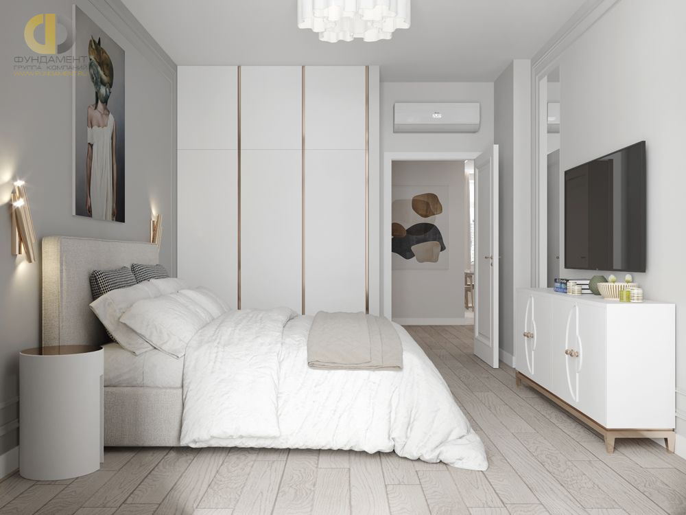 Дизайн спальни в стиле cовременном – фото 420