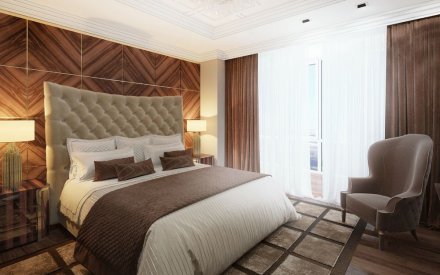 Дизайн интерьера трехкомнатной квартиры в Москве