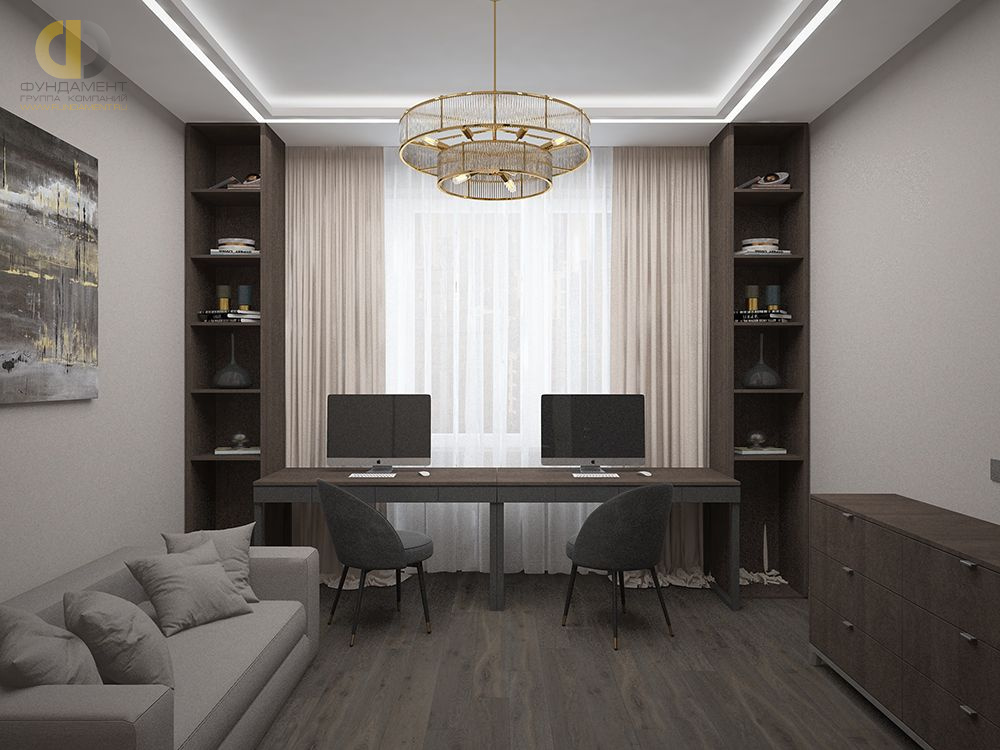Дизайн кабинета в стиле cовременном – фото 155
