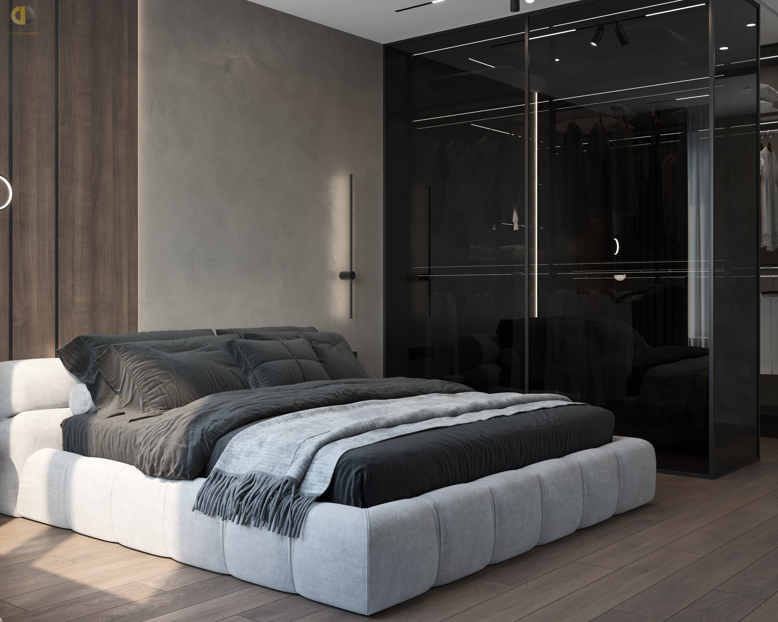 Дизайн спальни в стиле манимализском – фото 59