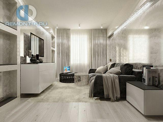 Дизайн квартиры г. Москва, ул. Марксистская, д. 38, 97 кв.м. Дизайн квартиры г. Москва, ул. Марксистская, д. 38, 97 кв.м.