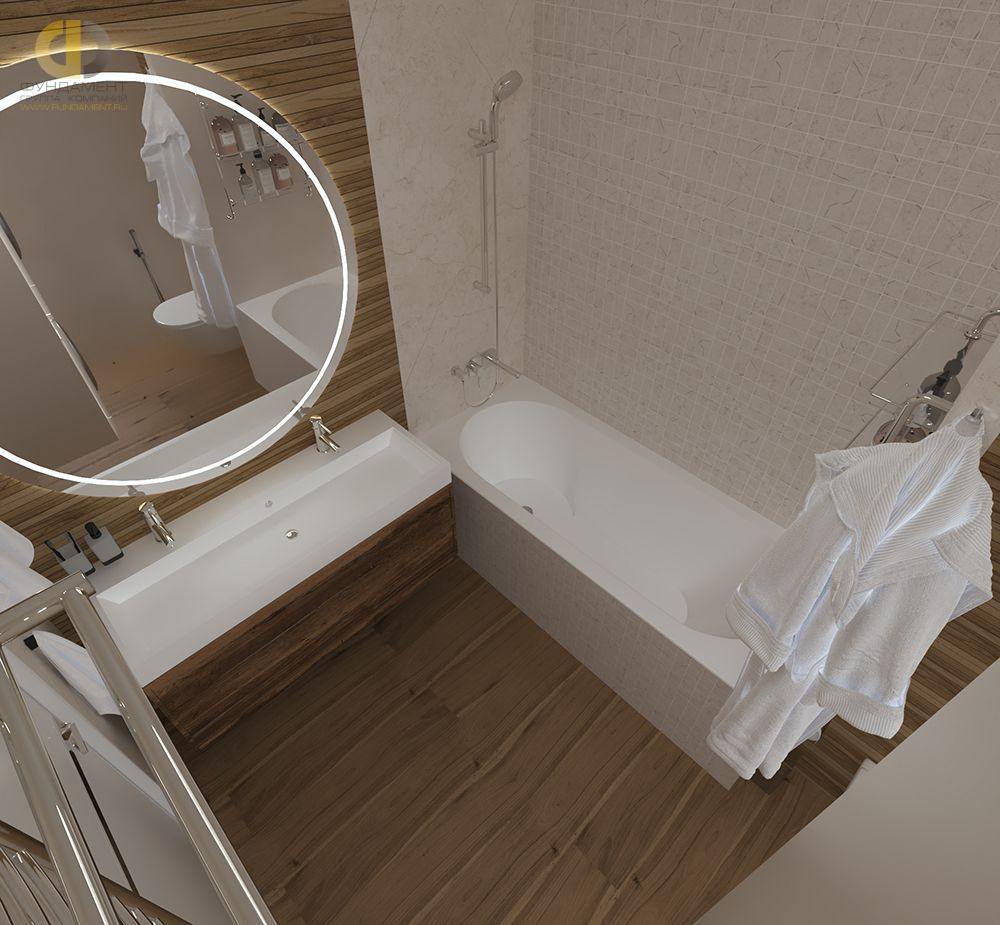 Дизайн ванной в стиле cовременном – фото 435