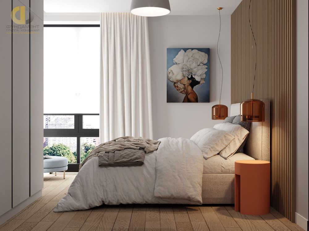 Дизайн спальни в стиле cовременном – фото 474