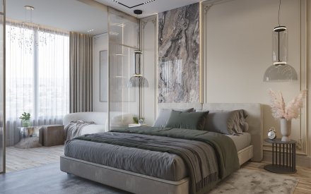 Дизайн интерьера квартиры 133 кв. м в Москве