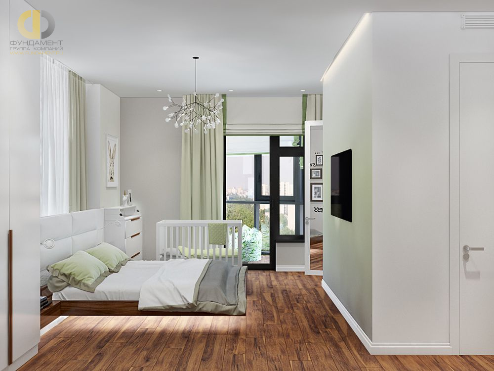 Дизайн интерьера спальни в семикомнатной квартире 153 кв.м в современном стиле8