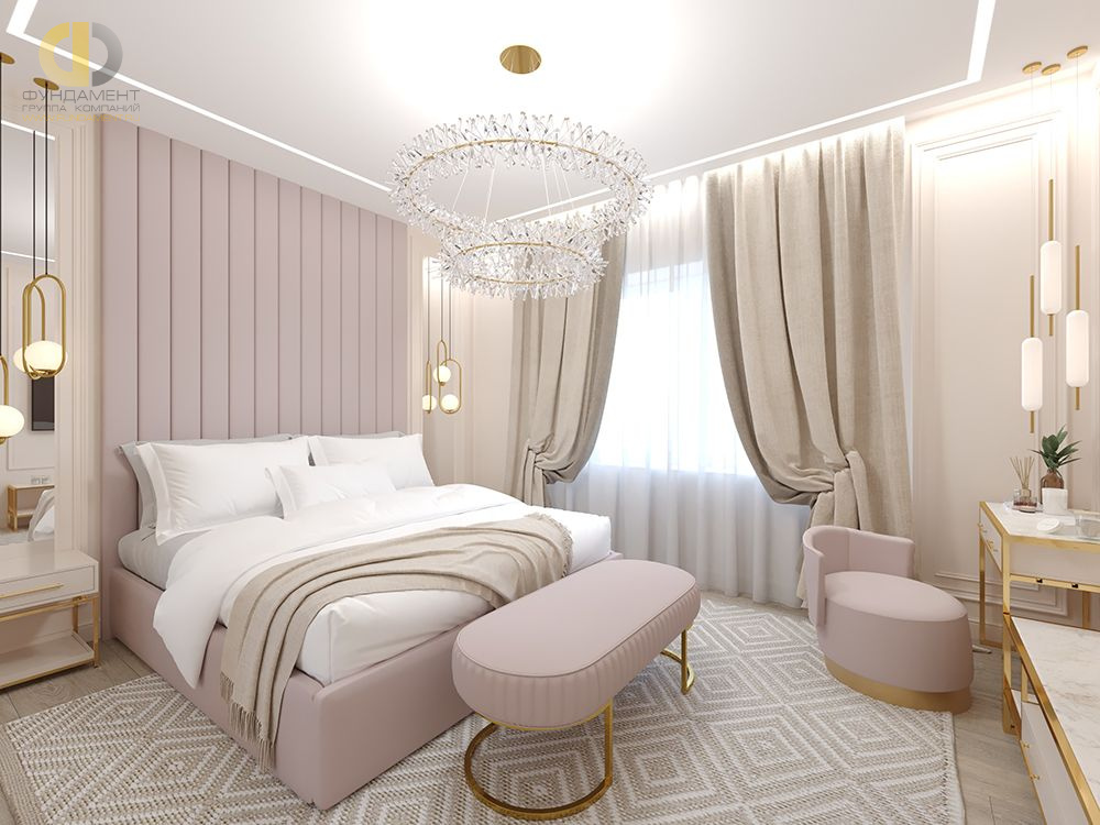Дизайн спальни в стиле cовременном – фото 492