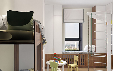 Дизайн интерьера детской в семикомнатной квартире 153 кв.м в современном стиле18