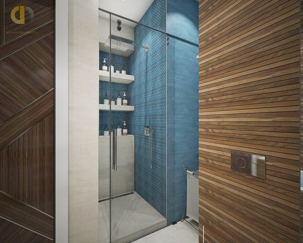 Дизайн интерьера ванной в четырёхкомнатной квартире 115 кв.м в современном стиле17