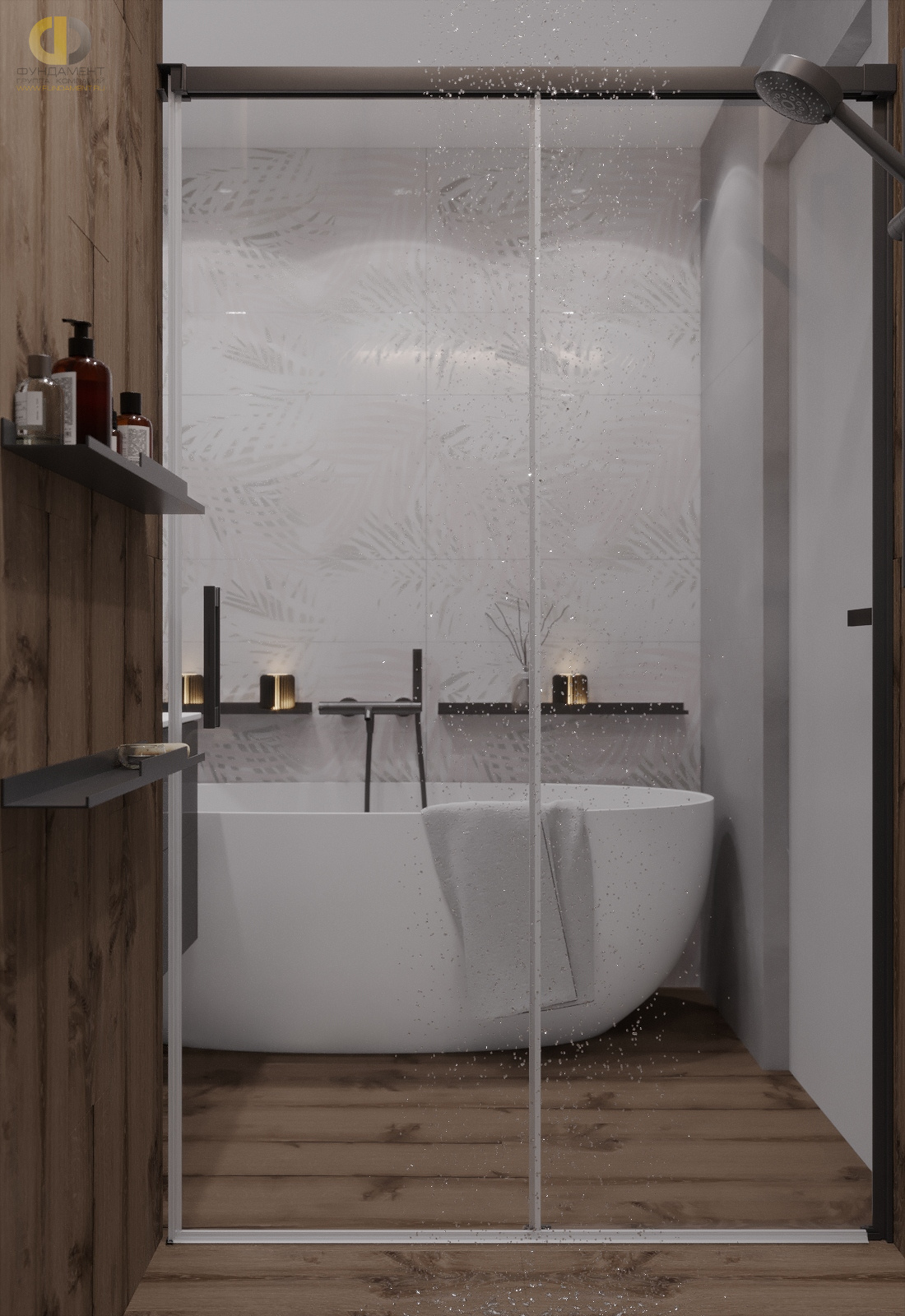 Дизайн ванной в стиле cовременном – фото 277