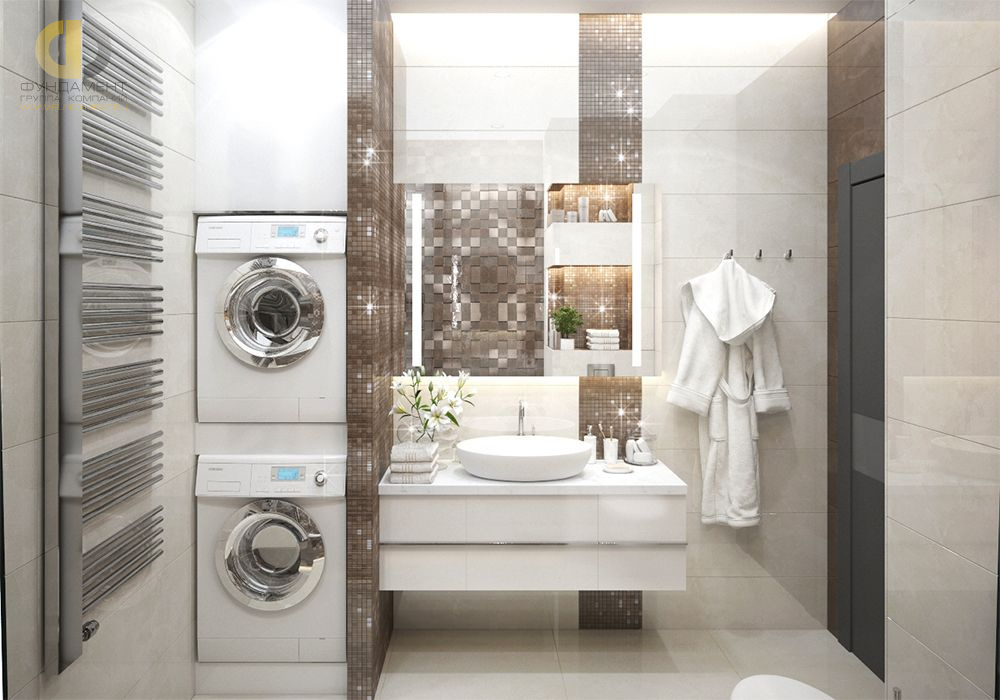 Дизайн интерьера ванной в четырёхкомнатной квартире 96 кв.м в стиле лофт2