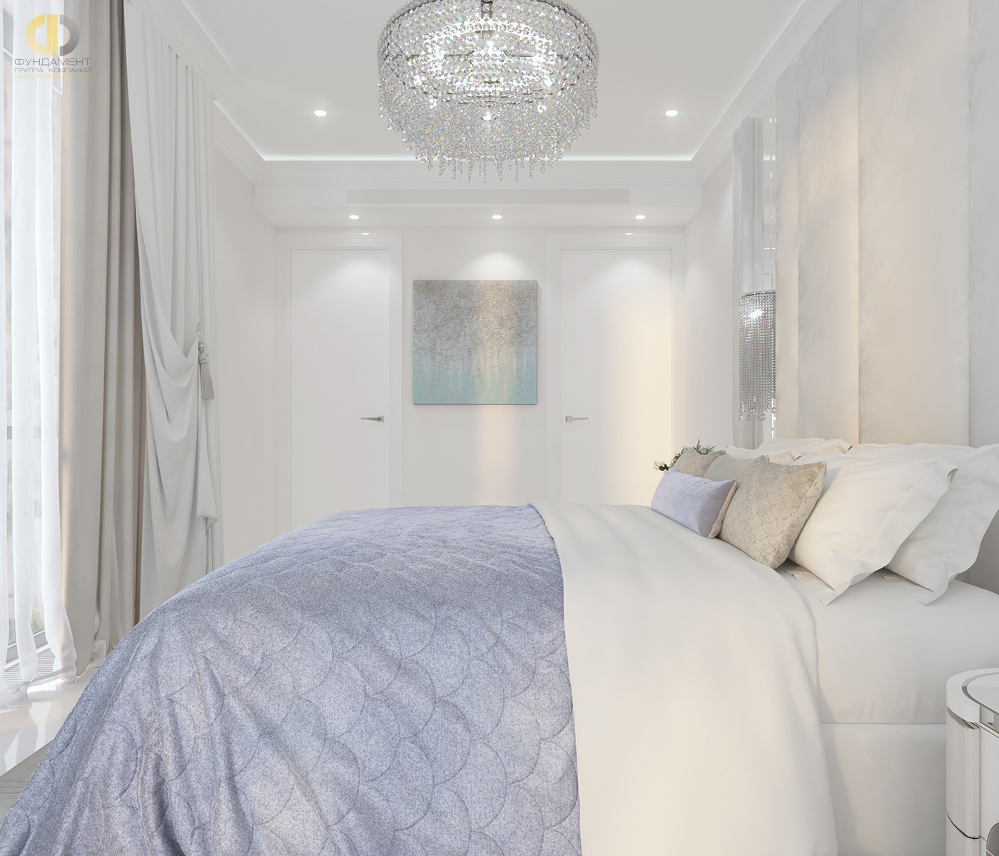 Дизайн спальни в стиле арт-деко – фото 12