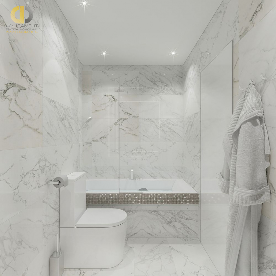 Дизайн интерьера ванной в доме 201 кв.м в стиле минимализм26