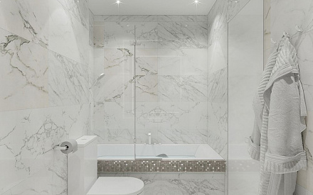 Дизайн интерьера ванной в доме 201 кв.м в стиле минимализм26