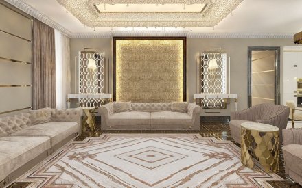 Дизайн интерьера квартиры 3-комнатной в Москве