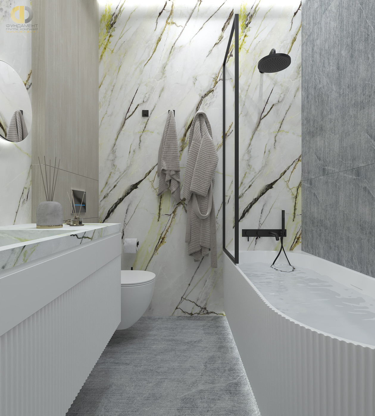 Дизайн ванной в стиле cовременном – фото 160