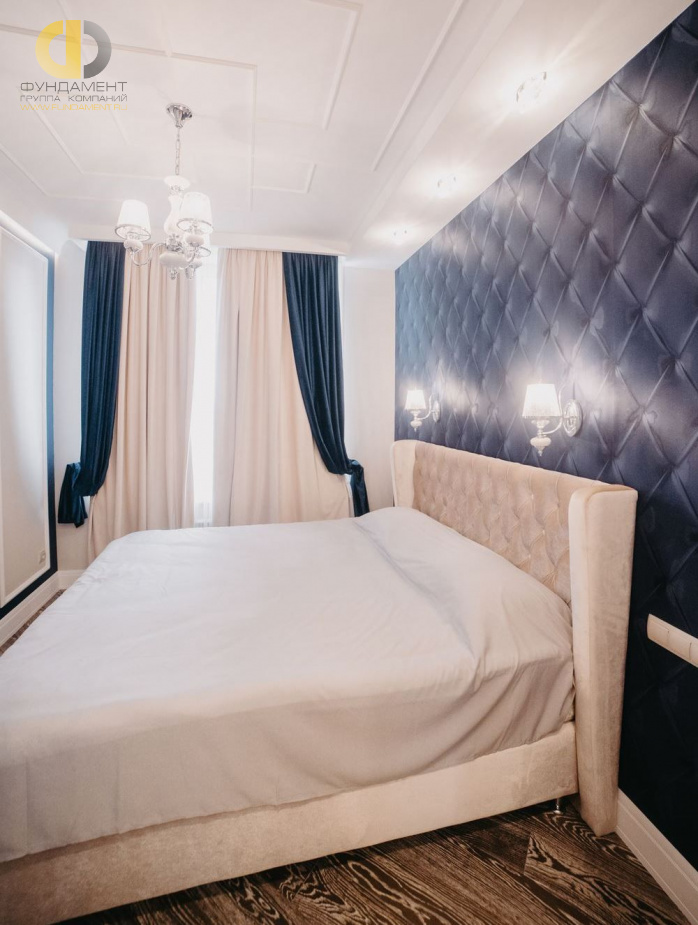 Ремонт спальни в двухкомнатной квартире 44 кв.м в стиле современная классика5