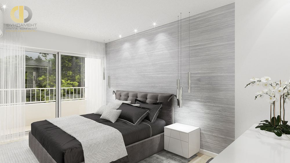 Дизайн интерьера спальни в доме 201 кв.м в стиле минимализм35