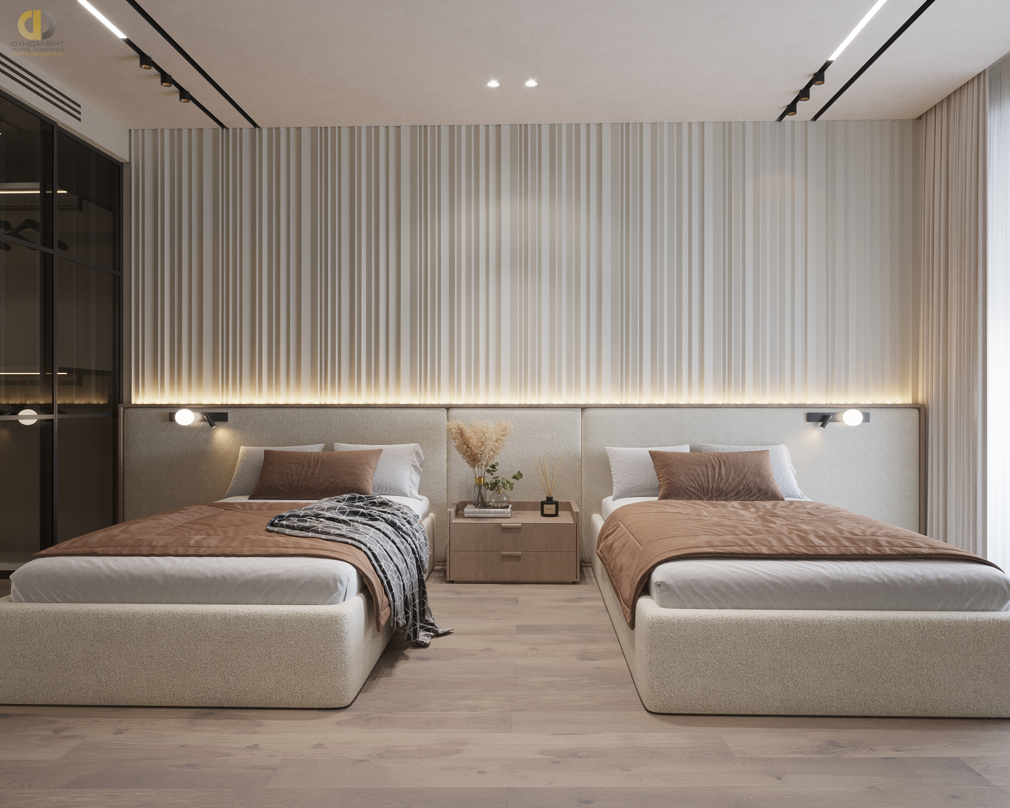 Дизайн спальни в стиле cовременном – фото 44