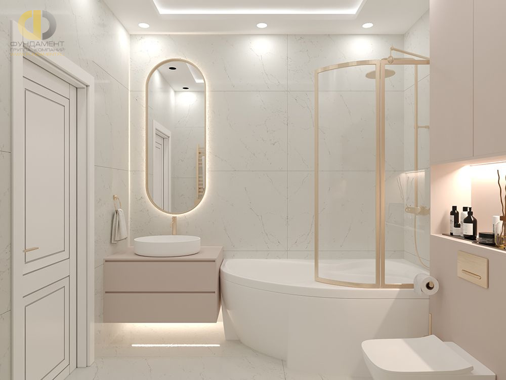 Дизайн ванной в стиле cовременном – фото 434
