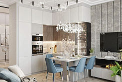 Дизайнерский ремонт квартир в европейском стиле в Москве