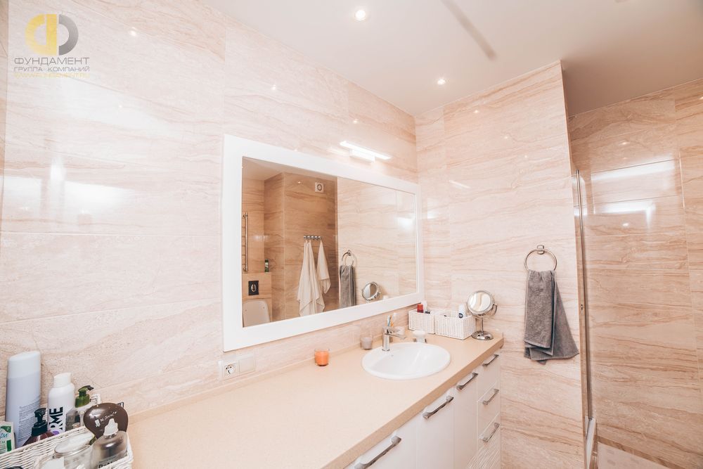 Дизайн интерьера ванной в трёхкомнатной квартире 72 кв.м в стиле лофт – фото 81