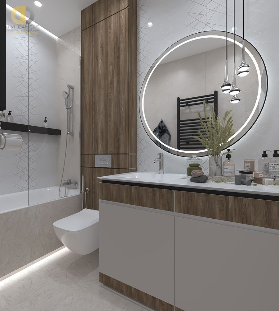 Дизайн ванной в стиле cовременном – фото 440
