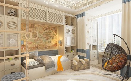 Дизайн интерьера квартиры 167 кв. м в Москве